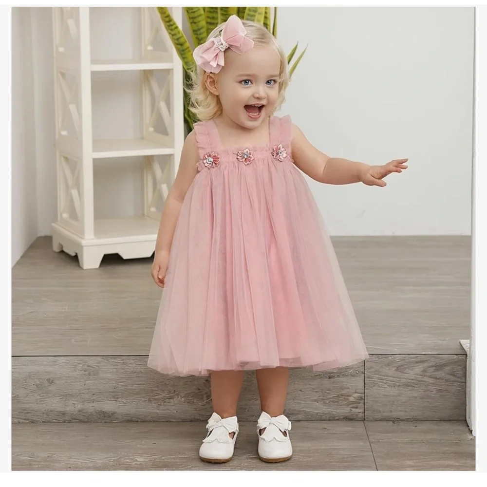 Girl Birthday Outfit Dress Butterfly Dress Fairy Dress Toddler pageant wedding